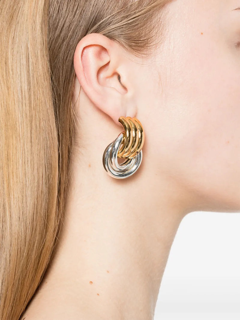 Par de brincos Double Knot