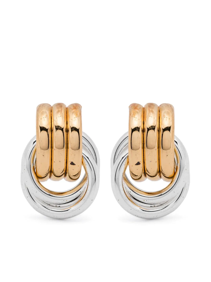 Par de brincos Double Knot