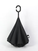 Paraguas invertido SuFeng con tejido impermeable y doblemente reforzado