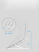 Soporte ergonómico ajustable y plegable para portátil ABS para tableta, iPad y portátil