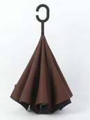 Paraguas invertido SuFeng con tejido impermeable y doblemente reforzado