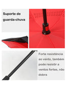 Paraguas invertido SuFeng con tejido impermeable y doblemente reforzado