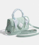 Mini bolso cuadrado retro, diseño único, bandolera multiusos para mujer, bolso informal de diario.