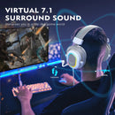 Auriculares para juegos FIFINE RGB: auriculares para juegos con sonido envolvente 7.1 y RGB para llevar tu experiencia al máximo.