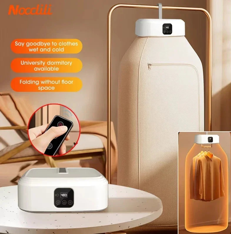 🌀 DryEase Pro 🌀 – Fast, portable drying for your clothes, wherever and whenever you need them!