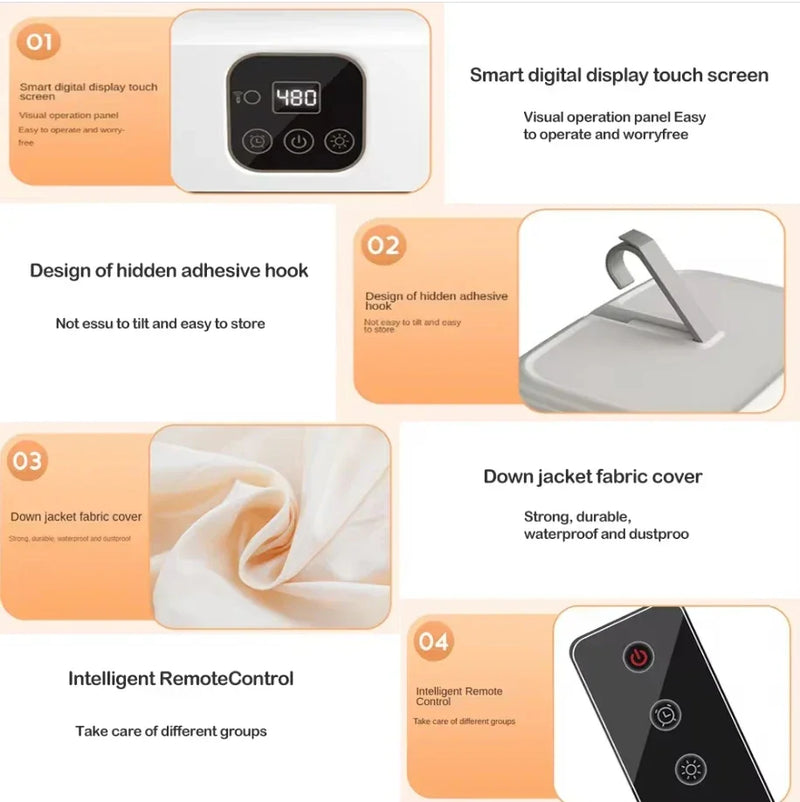 🌀 DryEase Pro 🌀 – Fast, portable drying for your clothes, wherever and whenever you need them!