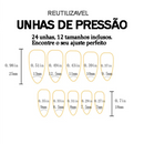 Conjunto de Unhas Postiças