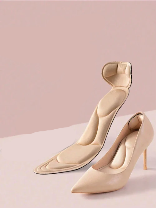 Plantillas transpirables y antideslizantes para zapatos de tacón alto.