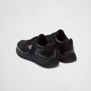 Leather high top sneakers 