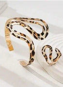 Gold Bracelet and Ring Set