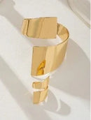 Gold Bracelet and Ring Set