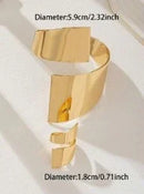 Gold Bracelet and Ring Set