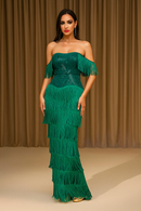 Vestido Longo Verde Sereia