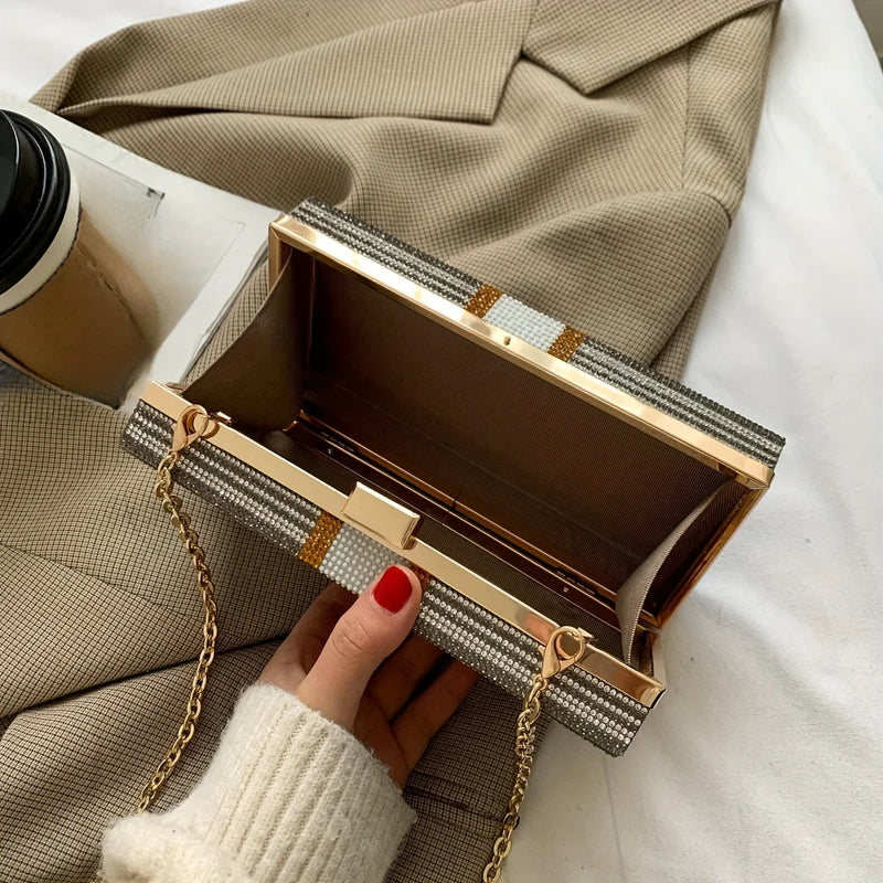 Bolsa Glamour Cristalizada