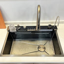Kitchen Sink 304 Stainless Steel With Accessories Waterfall Smart Multifunctional Premium Smart Sink