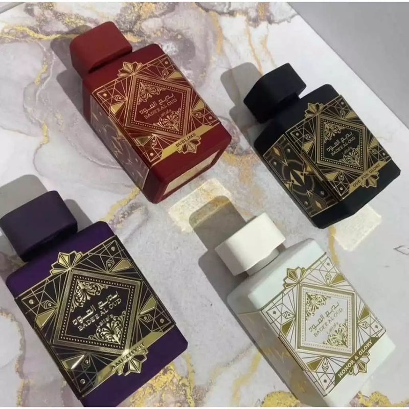 Bade'e Al Oud Oud For Glory Lattafa 100ml Eau De Parfum Spray para hombre Original