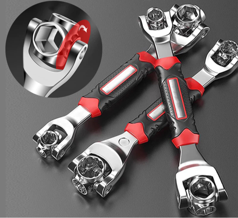 Chave Multifuncional 48 em 1 Universal Soquete 360°