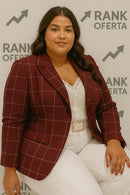 Blazer Casual Feminino em Poliéster