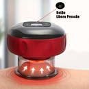 Massageador a Vácuo com Ventosa Elétrica e Aquecimento – Recarregável USB, Ideal para Costas, Pescoço e Braços