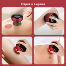 Massageador a Vácuo com Ventosa Elétrica e Aquecimento – Recarregável USB, Ideal para Costas, Pescoço e Braços