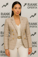 Blazer Casual Feminino em Poliéster