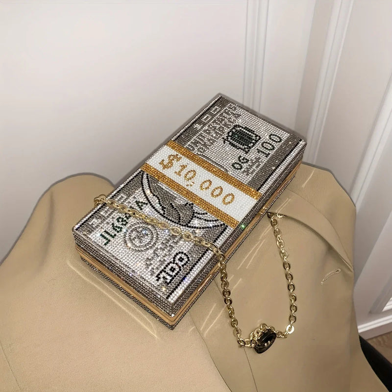 Bolsa Glamour Cristalizada