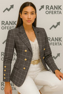 Blazer Casual Feminino em Poliéster