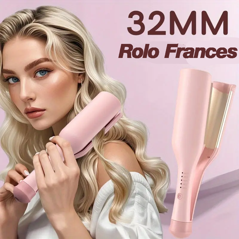 Modelador de Cachos French Roll 32mm – Ondas Perfeitas e Duradouras