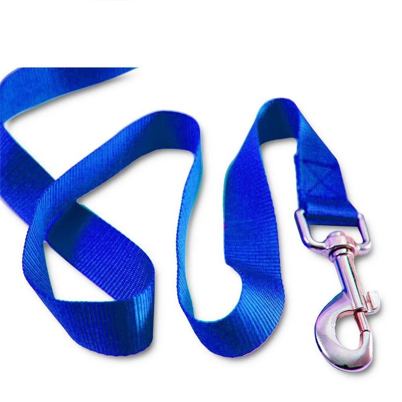 Correa multifunción con soporte para correa y bolsa de agua para pasear a tu mascota, perro o gato. Colores: negro, azul y rojo.