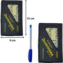 Dominó Profissional De Osso Estojo Com 28 Peças