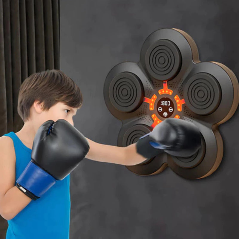 Máquina Inteligente de Boxe Soco Música Bluetooth Anti Estresse